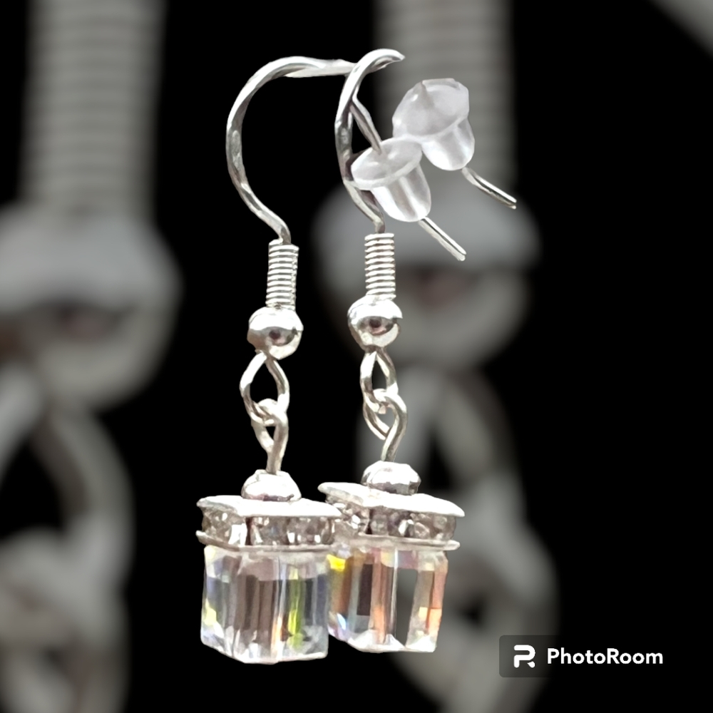 925 Silver & Austrian Crystal Earrings
